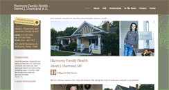 Desktop Screenshot of harmonyfamilyhealth.com