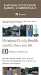 Mobile Screenshot of harmonyfamilyhealth.com